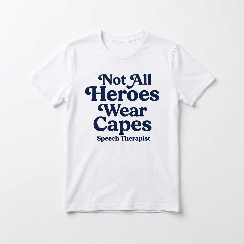 "Speech Therapist Superhero" T-Shirt